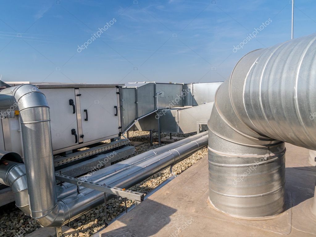 Industrial paint booth exhaust ducting system