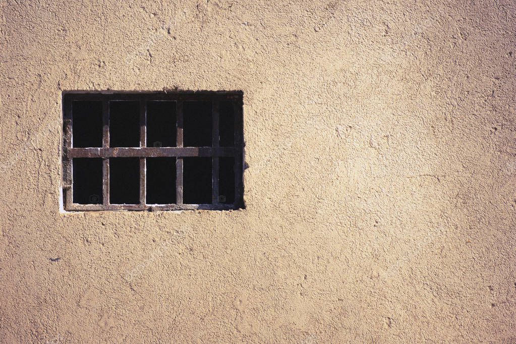 Mild steel window grille installation